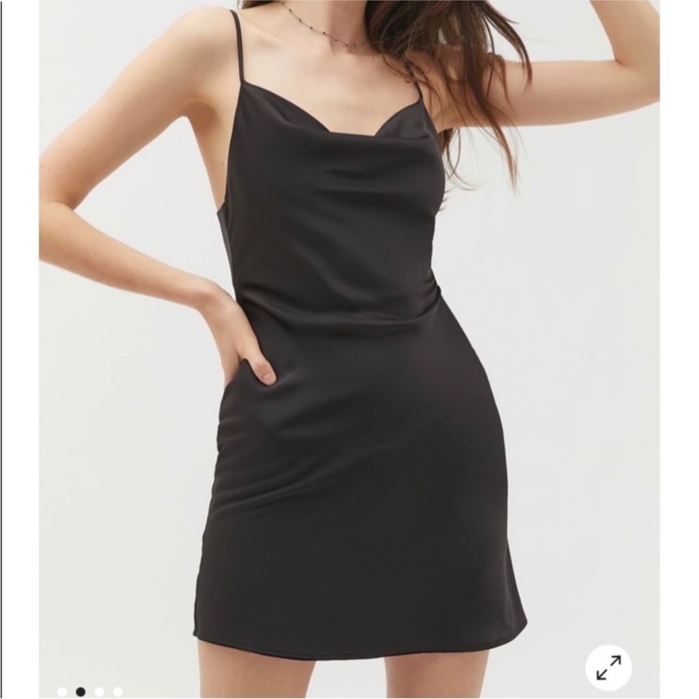 Elegant Black Slip Dress